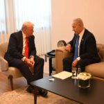 Netanyahu meets Trump in Knesset, accepts invitation to Gaza Peace Summit