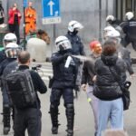 Police clash with protesters during major strike in Brussels as tensions escalate