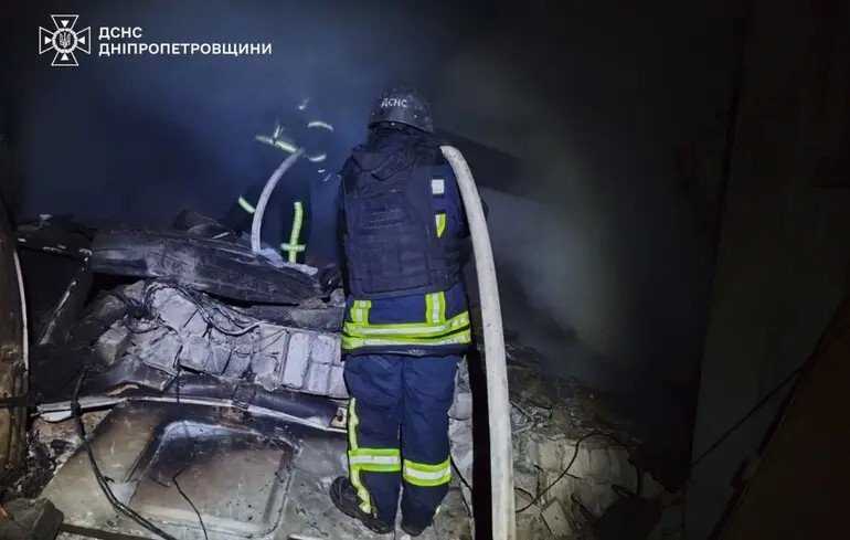 Russian forces launch drone attacks on Dnipropetrovsk region, targeting energy infrastructure