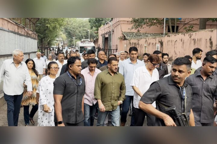 Salman Khan pays final respects to veteran actor Pankaj Dheer at funeral