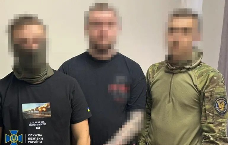Ukrainian security forces arrest eight Russian agents, including a man plotting railway sabotage in Odesa