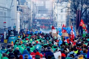 Unions anticipate significant turnout for national protest against austerity measures in Brussels