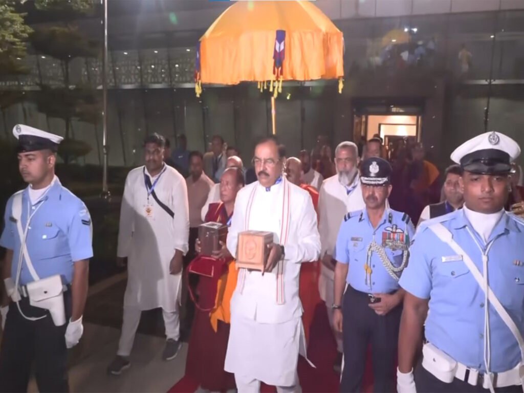 Uttar Pradesh deputy chief minister leads delegation of monks to showcase Buddha relics in Kalmykia